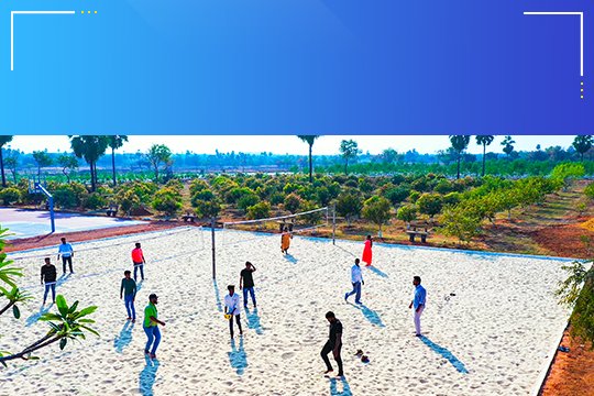 Best sand volleyball at Go Ranch resort near Hyderabad